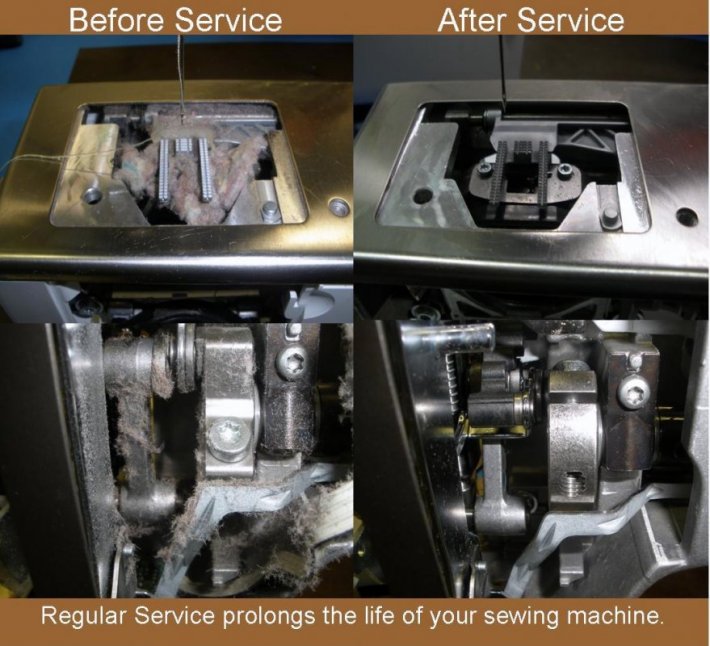 Coffee machine before service — showing scale and wear